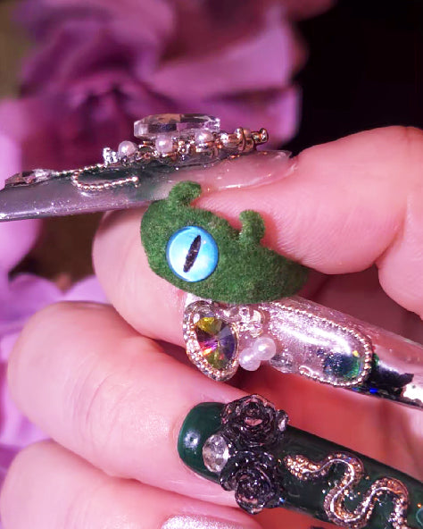 Monster Rings, Kawaii Horror Cuties, Occult Eye-Catching Jewelry