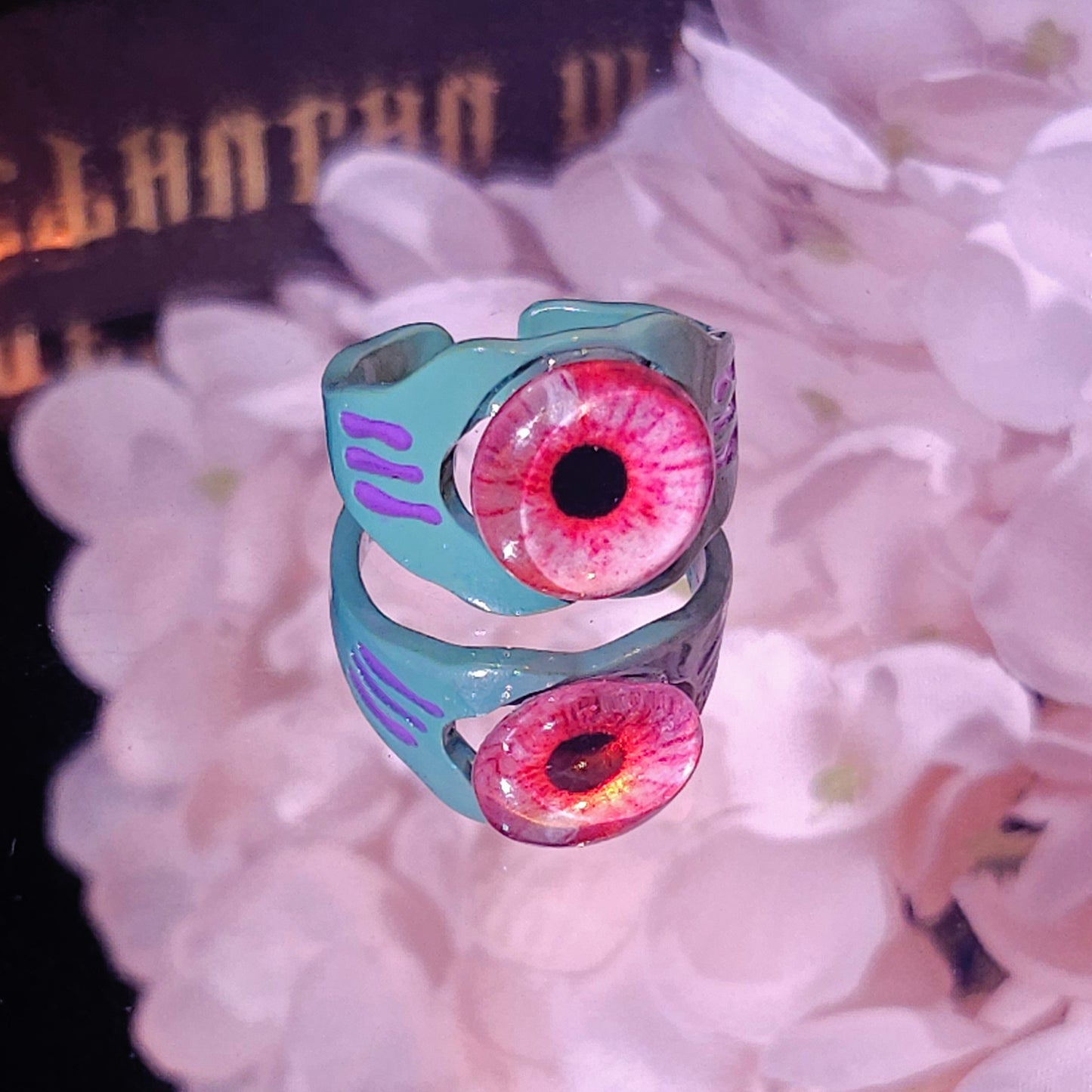 Monster Rings, Kawaii Horror Cuties, Occult Eye-Catching Jewelry
