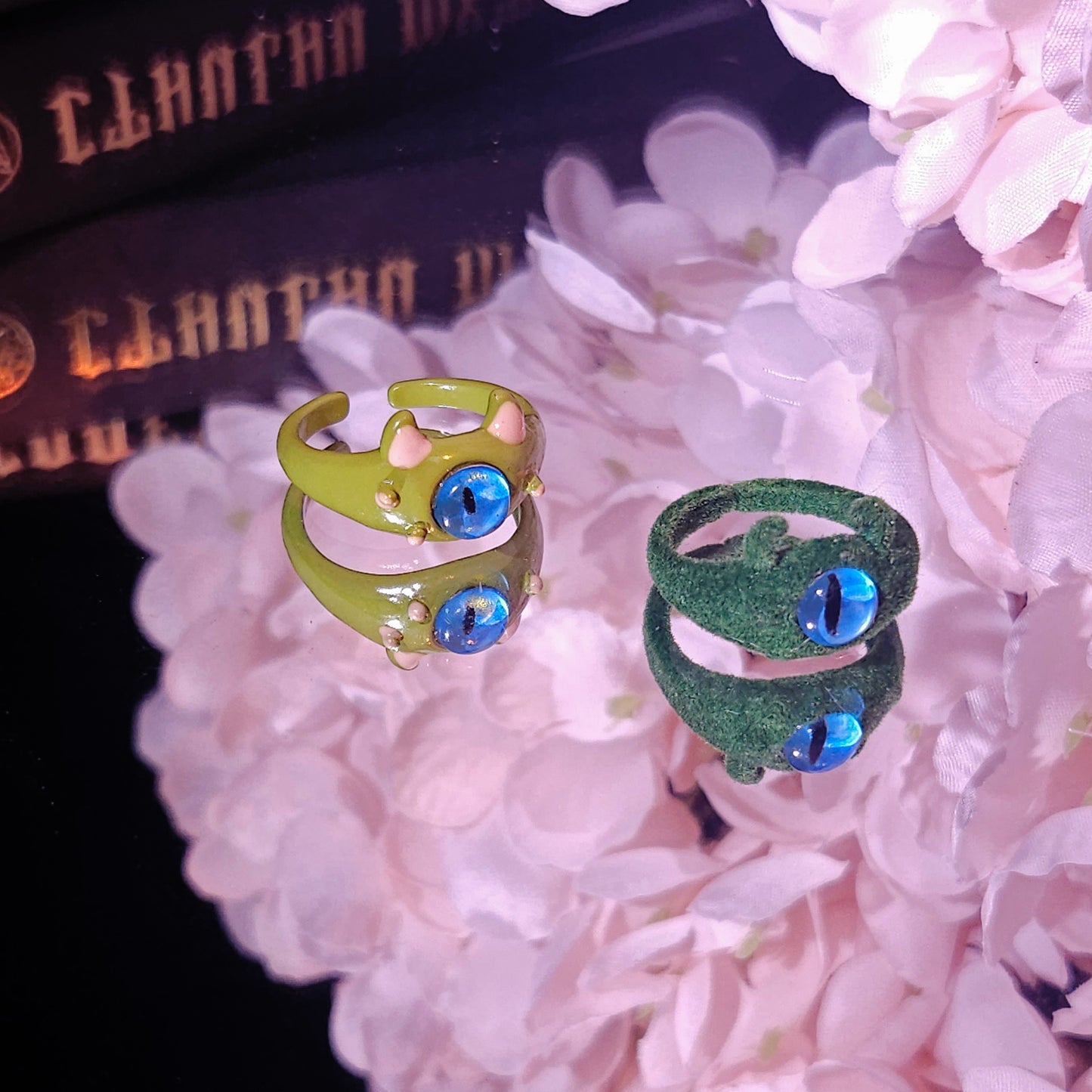 Monster Rings, Kawaii Horror Cuties, Occult Eye-Catching Jewelry