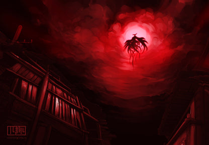 「BLOOD MOON」Ovipositor, Xenomorph Eggs, Cthulhu, Serpentine Tentacles, Flesh Blood & Tumor