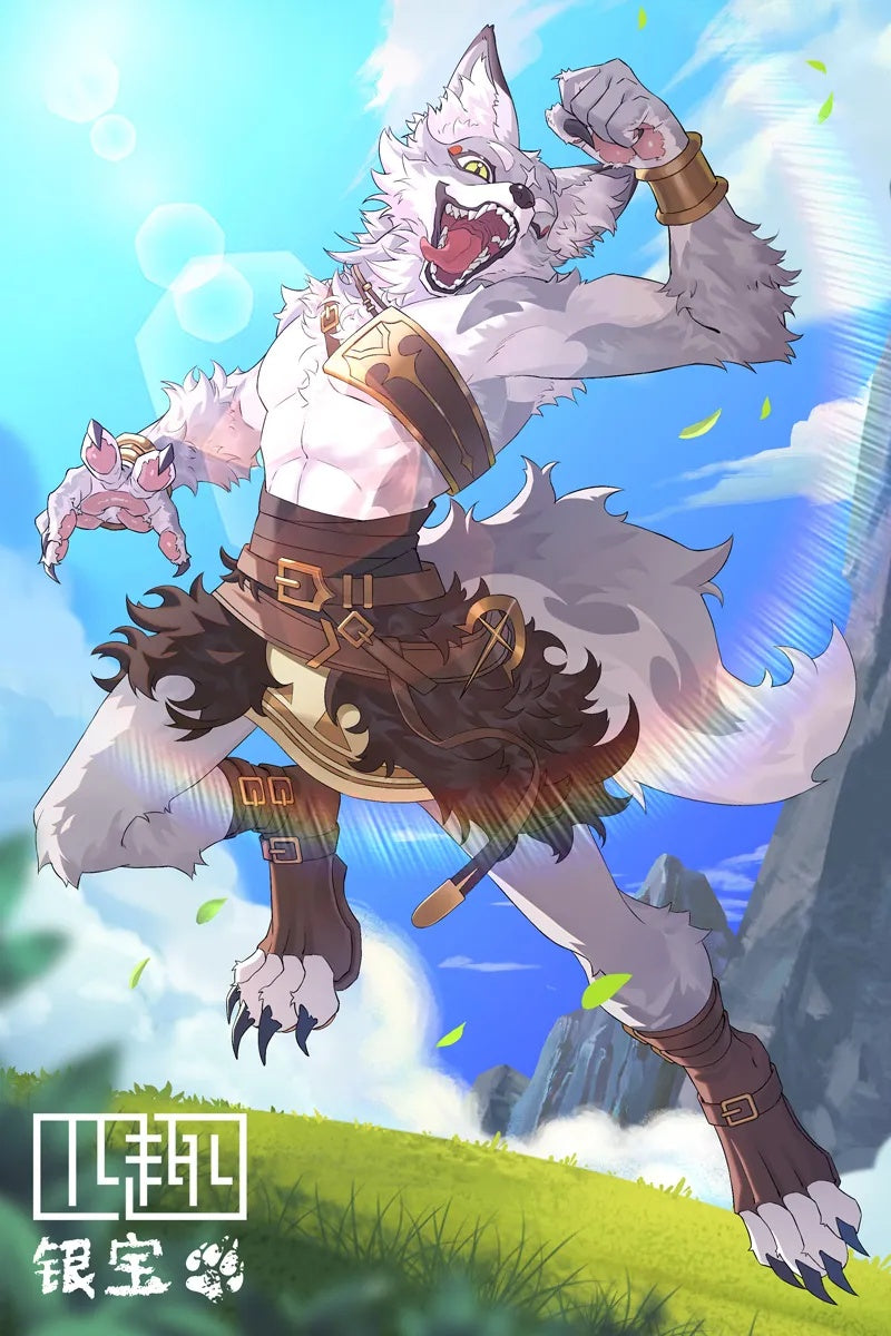 「Silby」The New Fox, Bonded Collar, Strap-on, Dog Knot, Beloved Beast