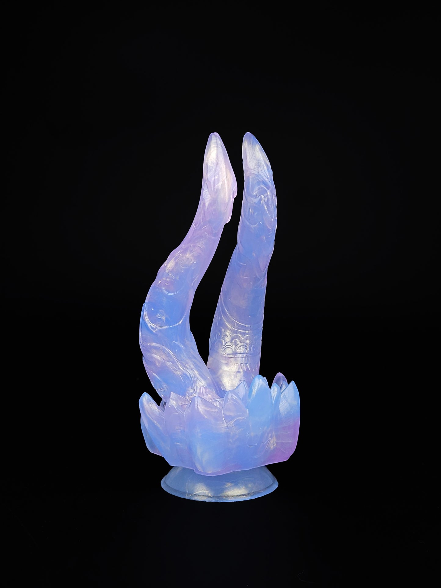 「Seth」Dual Shafted Serpent, Celtic Details, Lotus Base, Fantasy Dildo,Master4Fancy