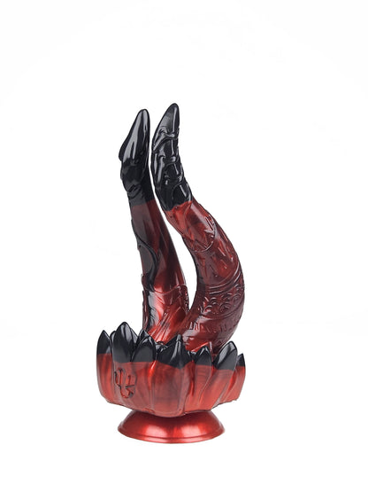 「Seth」Dual Shafted Serpent, Celtic Details, Lotus Base, Fantasy Dildo,Master4Fancy