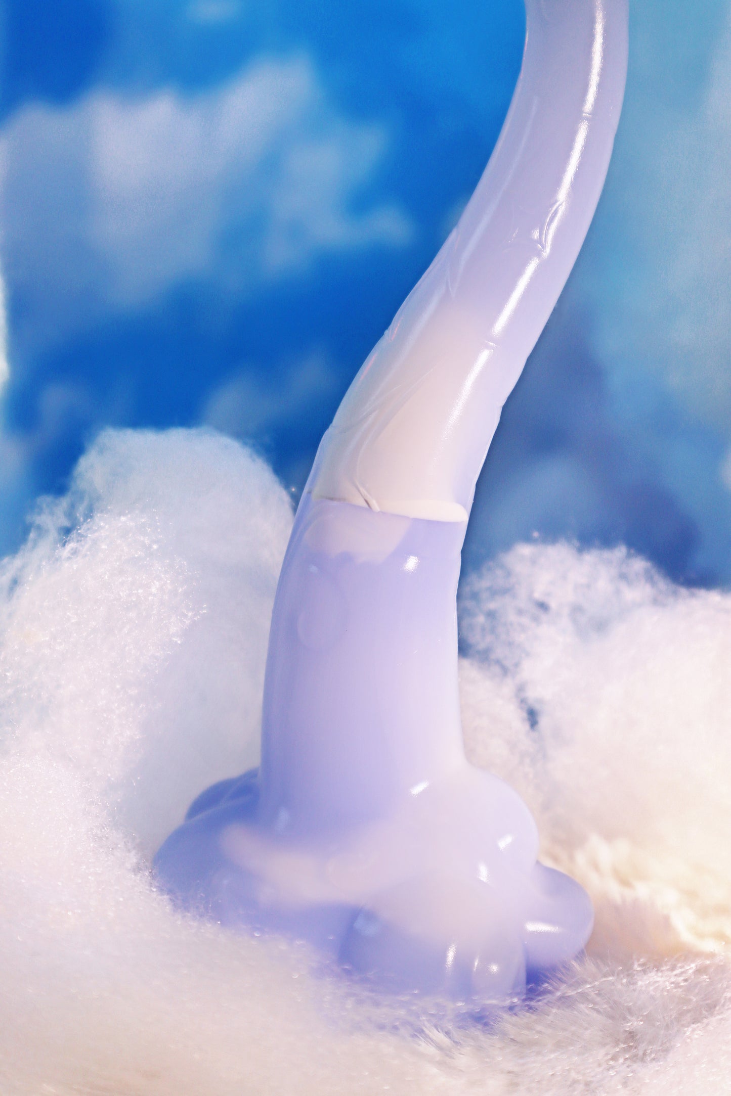 「Cloudlet Slime」Beginner-Friendly, Platinum silicone Vaginal Dilator for Gentle Insertion Training