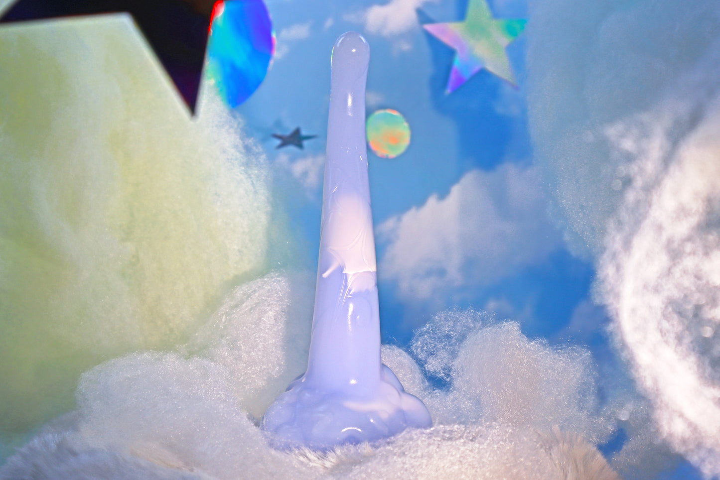 「Cloudlet Slime」Beginner-Friendly, Platinum silicone Vaginal Dilator for Gentle Insertion Training