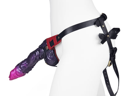 Black Blood Harness: Perfect for Hands-Free Strap-on and Female-led Play