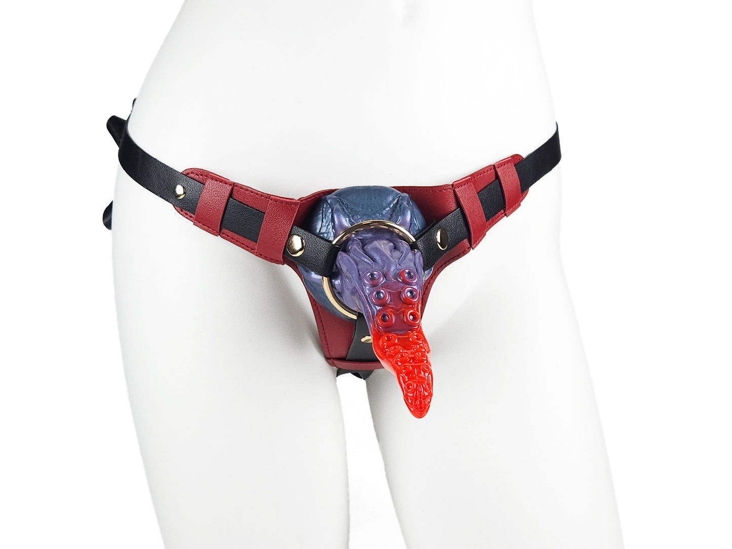 Black Blood Harness: Perfect for Hands-Free Strap-on and Female-led Play