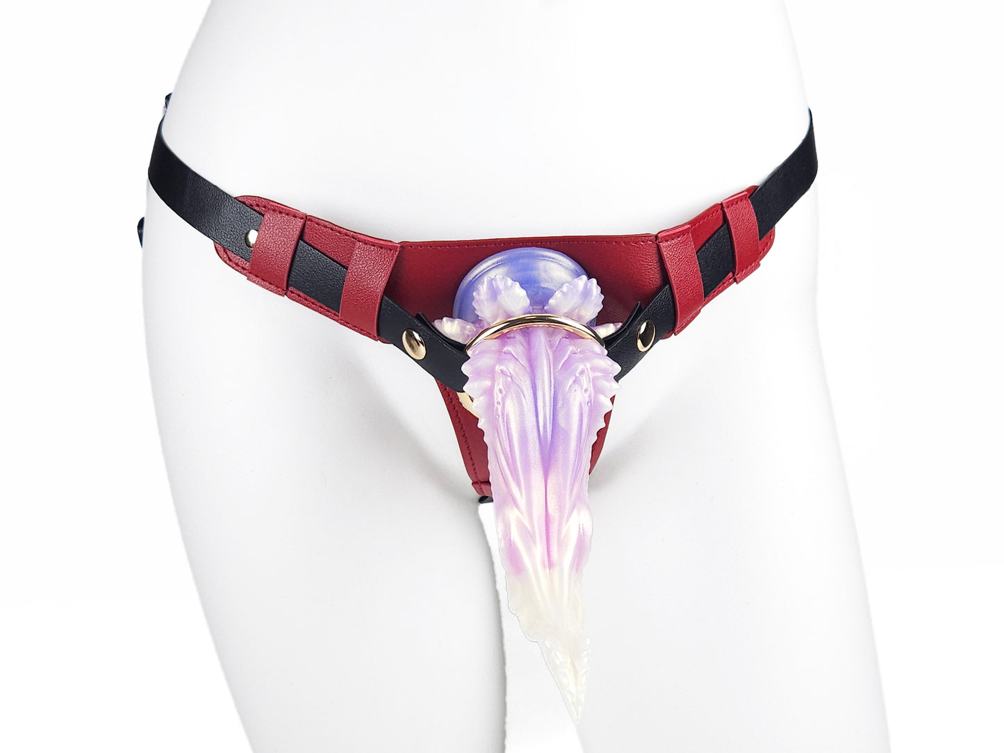 Black Blood Harness: Perfect for Hands-Free Strap-on and Female-led Play