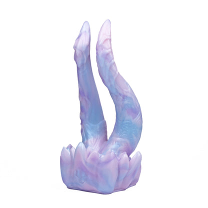 Seth dual-headed serpent fantasy toy in fantasy color, slim shafts, lotus base, Master4Fancy