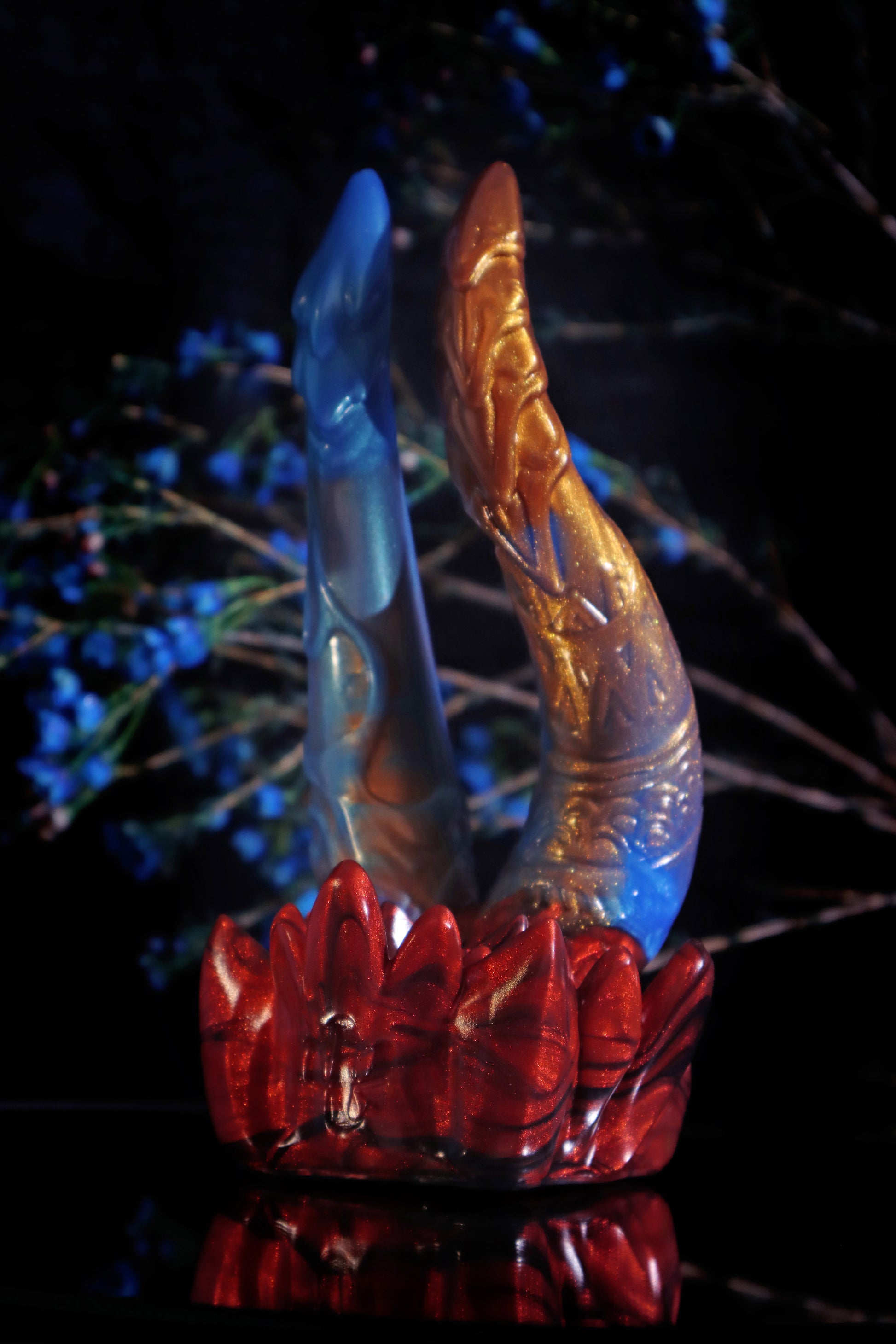 Seth dual-headed fantasy toy in natural color, serpent design, sextoy, Master4Fancy