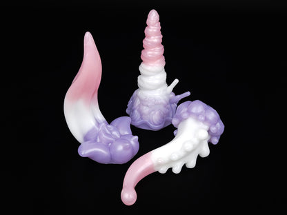 「LOLO」Little Puppet Dragon, XS Size, Curled Tongue, Button eyes, Beginner-Friendly